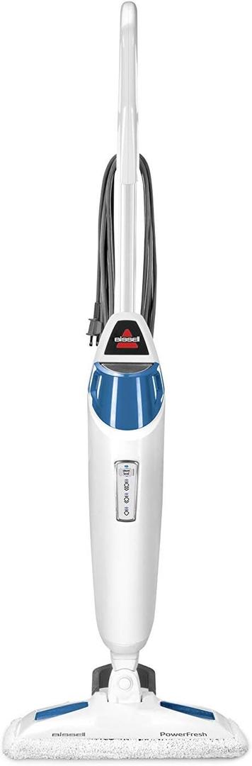 Bissell Power Fresh Steam Mop with Natural Sanitization, Floor Steamer, Tile Cleaner, and Hard Wood Floor Cleaner with Flip-Down Easy Scrubber, 1940A