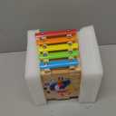 Bravmate Wooden Activity Cube, 8-in-1 Wooden Montessori Learning Toys for 18 M+ Toddlers, One Year Old First Birthday Gift, Baby Toy Set with Bonus Sorting & Stacking Board