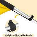 Swooper Flag Hardware, Feather Flag Pole Set and Ground Spike, 11FT Swooper Flag Pole Set for Advertising Feather Flag 8Ft