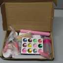 Nail Kit Set Professional Acrylic with Everything, 12 Glitter Acrylic Powder Kit Nails Art Tips Decoration, DIY Nail Art Tool and Supplies for Beginners