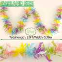 33Ft Easter Garland Decorations Colorful Tinsel Twist Garland for Tree with Gorgeous Bunny Carrot Designs Spring Pastel Hanging Ornaments for Home Indoor Outdoor Parade Floats Party Decor Supplies