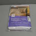 Ultra Soft Pillow Protectors with Zipper Standard Size - Set of 4 Breathable Pillow Covers - 100% Protection Against Stains, Dust & Dirt - Machine Washable (White)