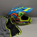 Adult Motocross Helmets ATV Dirtbike BMX MX Offroad Adventure UTV Helmets DOT Approved (Large, Thorn Jungle)