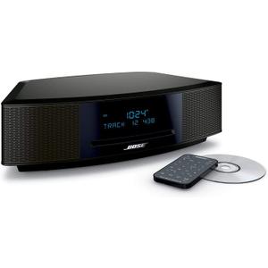 Bose Wave Music System IV - Espresso Black - for Holiday Family Entertainment - CD/MP3 CD Player, Advanced AM/FM Tuner, Dual Alarm, Remote Control, 2.4m AC Power Cable, 4.5" Inches Tall