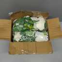 Dolicer 4Pcs 26Ft Artificial Eucalyptus Garlands with Flowers - 8 Roses, Faux Floral Greenery Garlands Fake Flowers Vines for Wedding Table Centerpieces Arch Party Ceremony Backdrop Decor (White)