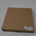 Sharp Atomic Analog Wall Clock - 12" Silver Brushed Finish - Sets Automatically- Battery Operated - Easy to Read - Easy to Use Modern Design and Style