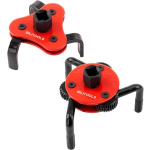 BILITOOLS Adjustable Oil Filter Wrench  Universal Oil Filter Removal Tool, 1/2" Drive, Fits 2-1/2"5-1/8" Filters