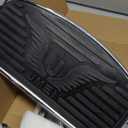 Adjustable Motorcycle Floorboards, Rider/Driver/Passenger Footboards Footrest Universal Foot Pegs Front/Rear Pedal for Honda VTX1300/1800 Shadow 1100 Yamaha V Star 650 Suzuki C50 Kawasaki Accessories (Eagle)