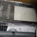 Gebosun Solar Street Lights Outdoor, 60000LM 6000K for Outdoor Lighting