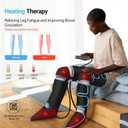 CuPiLo Leg Massager with Heat, FSA Eligible HSA Air Compression Leg Massager for Blood Circulation and Pain Relief,Muscle Fatigue,Cramps,Swelling and Edema