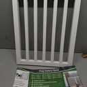 Safety 1st Easy Install Walk Thru Baby Gate for Doorway With Door, Dog Gates, Fits 29"-38", Easy Install 28" Tall, White