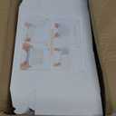 100PCS 8x5x2 Inch Bakery Boxes with Window, Perfect for Cookies, Chocolate Covered Strawberries, Macaron & More, Simple Style (White)