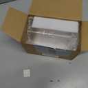 Acrylic Mail Organizer File Sorters for Desk,2-Section Laddered Desktop Vertical Letter Holder, Desk Organizer Workspace Organizer