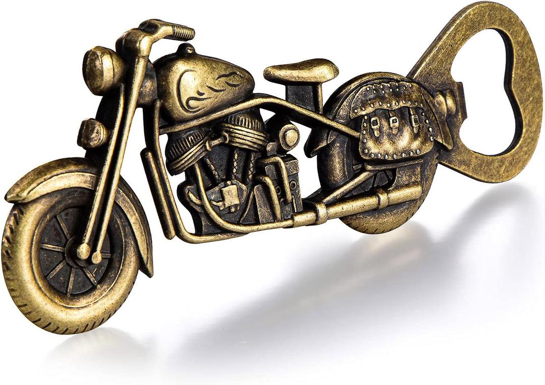 Unique Motorcycle Beer Gifts for Men, Vintage Motorcycle Bottle Opener, Fathers Day Gift Christmas Gift Biker Gift for Him Dad Husband Grandpa