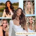 20" Wavy Hair Topper 6.5"x6.5" Base Size Hair Toppers for Women Synthetic Hairpieces for Women with Thinning hair Wavy Clip In
