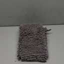 Muddy Mat Doggy Dryer, Highly Absorbent Microfiber Washable Dog Shammy Quick Drying Towel Absorber - Extra Soft Plush Wrap Chenille Bath Towels to Dry Soggy Large Pets & Small Puppy-Grey 13"x31"