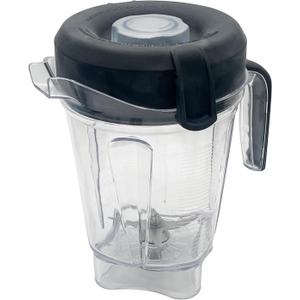 Replacement pitcher 64oz Low-Profile Blender Containers with Cross Blade and tamper,Pitcher Compatible with Vitamix Classic G/C/Commercial/Explorian series blenders: 5200, 6300, 7500.E310/E320