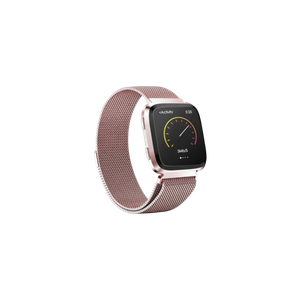 STAINLESS STEEL MESH BAND FOR USE WITH FITBIT VERSA ROSE GOLD - New