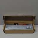 Under Desk Mounted Sliding Pull-out Drawer for Office Desk or Table - Storage Organizer for Sit Stand Workstation- W 9.8" x D 9.8" x 2.5", Metal, Black (Small)