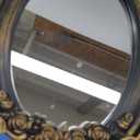 2 Pcs Small Gold Vintage Mirror Antique Vanity Makeup Desk Mirror Traditional Arch Tabletop Mirrors with Stand Baroque Decorative Wall Art for Living Room Bedroom Dresser Decor