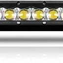 Autofeel 32 Inch Led Light Bar, 240W Single Row Flood & Spotlight Beam Combo Lightbar, Waterproof Slim Straight Off Road Driving Lighting for Boat Trucks SUV ATV UTV