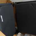 Jauntis Stadium Seats for Bleachers, Bleacher Seats with Ultra Padded Comfy Foam Backs and Cushion, Wide Portable Stadium Chairs with Back Support and Shoulder Strap (Regular - 16.9"W x 13.2"D x 15.4"H, Black)