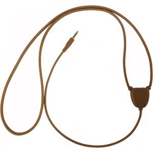 Invisible Skin Wireless Neckloop Inductive Transmitter with 3.5mm Plug - Transmitting Audio to Micro Earpiece(Not Included) for Discreet Voice Conversations and Music - No Microphone Function