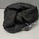 UMEKO Women's Long Puffer Vest Fleece Jacket Winter Button Down Sleeveless Coats (Medium, Black)