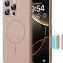 TAURI for iPhone 16 Pro Case, Upgrade Full Camera Protection, Camera Control, Compatible with Magsafe, Minimalist Slimmer Magnetic Phone Case for iPhone 16 Pro, Desert