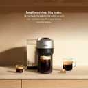 Nespresso Vertuo Pop+ Deluxe Coffee and Espresso Machine by De'Longhi, 120 Volts, Silver