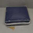 Mueller Luxury 6 PC Full Size Bed Sheets, Super Soft 1800, Deep Pocket up to 16" Full Size Sheets, Transfers Heat, Breathes Better, Hypoallergenic, Wrinkle-Resistant, Oeko-TEX, Navy (Full, Navy)