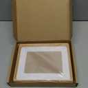 TEYCLZORE 6x8 inch Natural Wood Picture Frame, Natural Beech Wooden Frame, Display Pictures 4x6 with Mat or 6x8 Without Mat, for Tabletop Display Home Decor Wood Photo Frames
