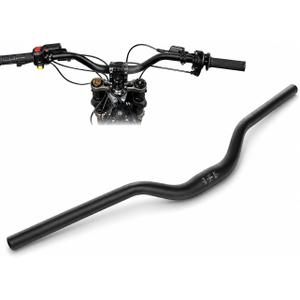 Electric Dirt Bike Handlebar for Surron Sur Ron Heighten 7/8" 22mm Handle Bar for Light Bee X/S LBX E-Ride Pro S SR SS 3.0 2.0 Talaria Sting XXX MX3 MX4 Taparia Motorcycle Black/4MM CNC