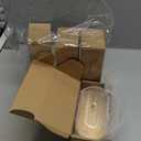 BruinBang 4 Pcs Ramadan Dates Holder Golden 7.2" Acrylic Vintage Platter Metal Eid Al-fitr Dessert Plate Serving Dish Trays with Clear Dome Lid Embossed Patterns for Ramadan Party Table Decoration