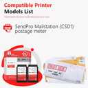 SL-870-1 XXL Red Ink Cartridge High Capacity Compatible for SL870-1 Fluorescent Red Ink Cartridges Replacement for The PB New SendPro Mailstation Postage Meter (CSD1) 2-Pack XXL (16ml)