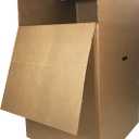 UBOXES Space Saving Wardrobe Moving Boxes 20 x 20 x 34 Inches Moving Boxes, 1-Pack, Kraft/Corrugated (BOXMINIWAR01)