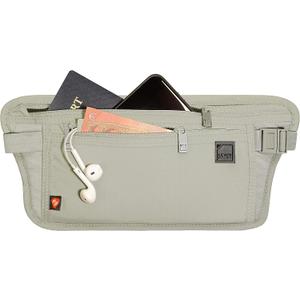 Lewis N. Clark Travel Money Belt Pouch, Slim RFID Blocking Anti Theft Waist Stash Pouches for Cash, Cards and Passport Holder (Taupe)
