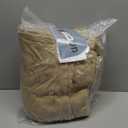 Blanket Khaki 108x90" King Size Basketweave Premium Soft Cozy 100% Cotton For Bed, Couch or Sofa