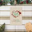 2 x Funny Shear Genius Christmas Cards Gift for Beautician Hair Stylist Barber Salon Worker, Merry Christmas Thank You Card for Hairdresser Stylist, Humorous Holiday Greeting Card with Unique Salon Design