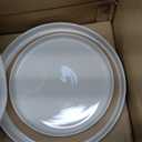 Plates and Bowls Sets, Scratch Resistant Dinnerware Sets for 8, 24 Pieces Porcelain Ceramic Dishware Dishes Set, Modern Stoneware Kitchen Dinner Set, Microwave and Dishwasher Safe, Cream White