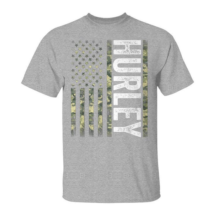 Hurley KY Vintage Us American Flag Retro For Men Women T-Shirt 2XL