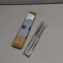 KINGSTONE Sharp Steak Knives, German Stainless Steel Steak Knife Set of 4 with Full-Serrated Blade, 9.4-Inch Sleek Design Table Knives, Mirror Polished (Silver)