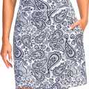 Viodia Women's 20" Knee Length Skorts Skirts UPF50+ Athletic Tennis Golf Skirt for Women Casual Summer Skirts (Medium)