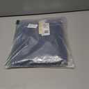 Dokotoo T Shirts for Women Striped Color Block Loose Fit Round Neck Womens Tops Fashion 2025 Oversized Tshirts for Women (Medium, Navy Blue)