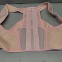 Back Brace Posture Corrector for Women - Adjustable Upper Posture Support Bras for Neck Shoulder Back Straightener - Comfortable Posture Corrector Invisilite Hunchback Slouching Under Clothes (Small) (Pink, S)