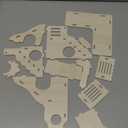 Sirvarni Hamster Hideout Cage Accessories - Hamster House and Habitat Wooden Hide Hut with Climbing Ladder and Slide for Dwarf Gerbils and Mouse Mice Rat Other Small Animals etc.