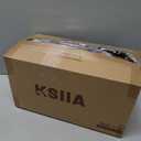 KSIIA Orthopedic Dog Bed, Waterproof, 41 x 27 Inch, Gray, Deluxe Plush, Removable Cover, Durable Zipper, Orthopedic Foam, 3-Inch Thick, For Dogs Up to 80lbs
