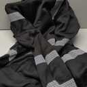 VENDACE Hi Vis Safety Reflective Sweatshirt Hoodies for Men ANSI Class 3 High Visibility Fleece Pullover Hoodie Jacket (Black,4XL)