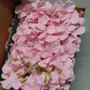 20 Pcs Pink Hydrangea Artificial Flowers Bulk, Faux Hydrangea Flowers Heads, Artificial Fake Silk Hydrangea Flowers with Stems, Pink Flowers Artificial for Decoration Wedding Dcor