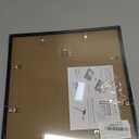 RUN HELIX 12x12 Picture Frame, Wall Gallery Photo Frames,Stable and Sturdy Black Frame with High Definition Plexiglass,12x12 Poster Photo Frame,Horizontal and Vertical Formats for Wall Hanging, Black
